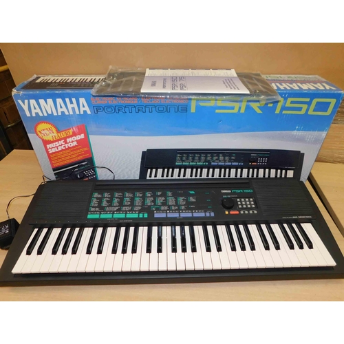 655 - Yamaha PSR150 keyboard W/O - boxed