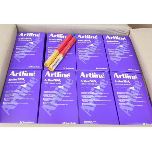 725 - Full box of Artline mechanical pencils - 48 packs of 12