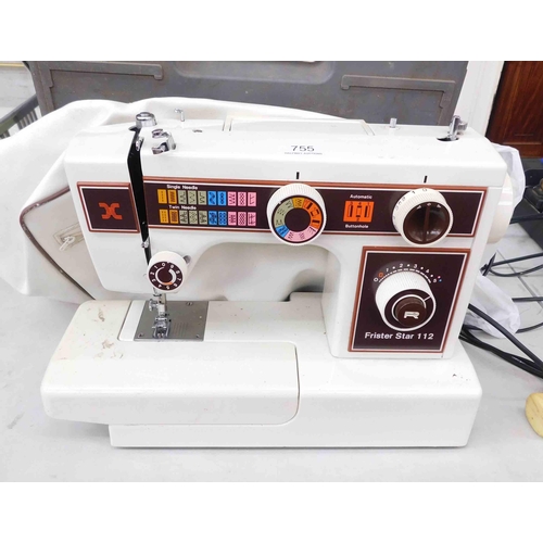 755 - Frister Star 112 electric sewing machine-unchecked