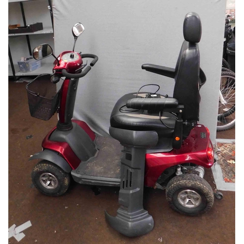 760 - Maxi GTE mobility scooter 8mph, 34 miles range, weight limit 25 stones W/O - no known problems