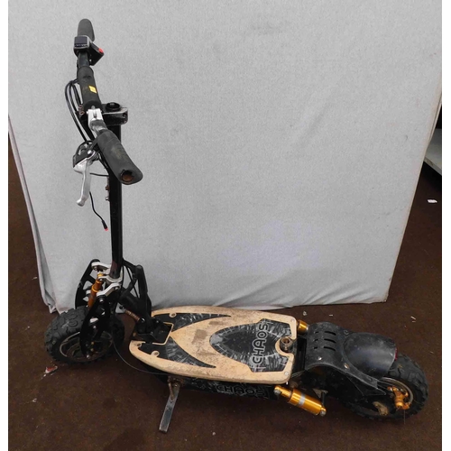 776 - Chaos electric off road scooter - no charger, as seen