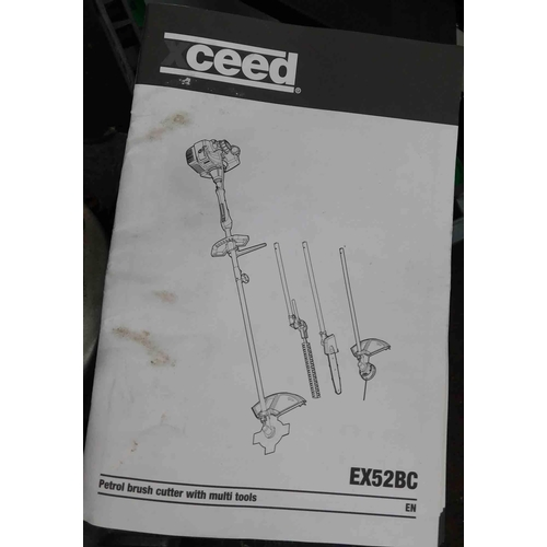 790 - Xceed EX52BC petrol multi tool bush cutter in W/O