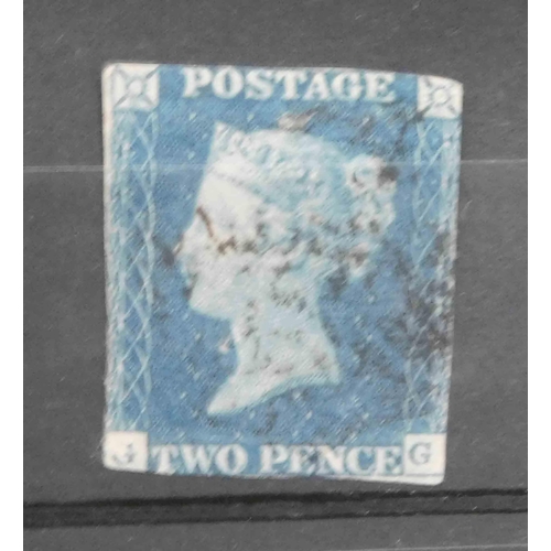 97 - 1840 dated - 2d blue stamp