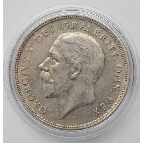 101 - 1929 dated - George V - Silver Wreath Crown coin