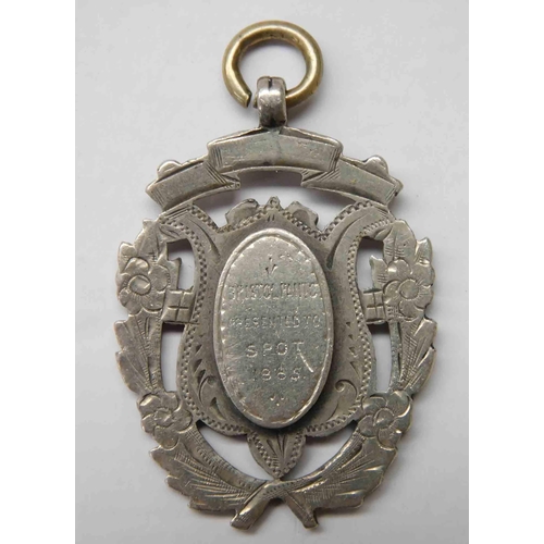 126 - Victorian - silver fob medal