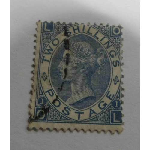 127 - Victorian - Two Shillings - Pale Blue stamp