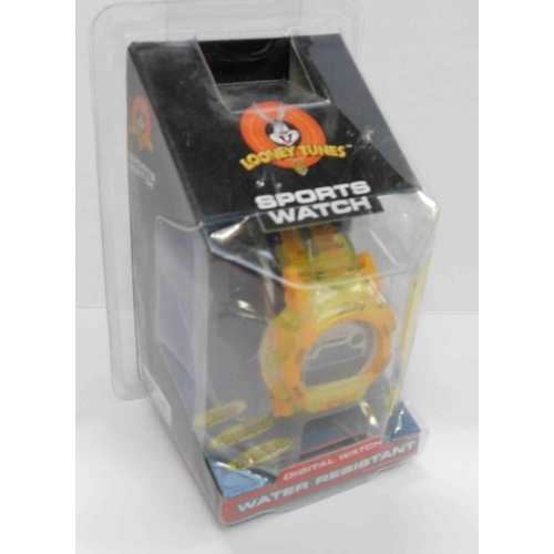 175 - Looney Tunes - digital sports watch - original box