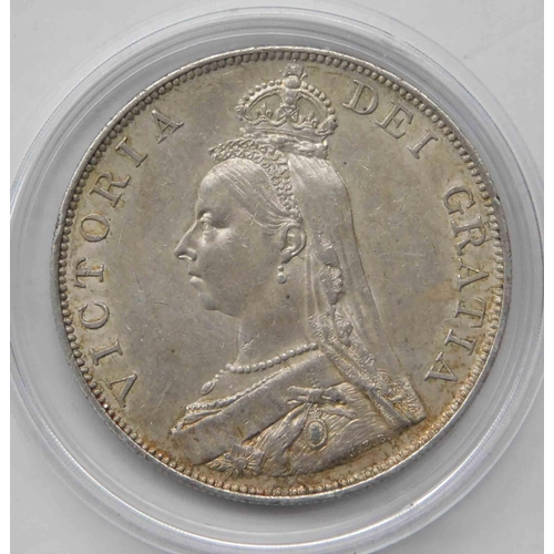 210 - 1890 dated - Double Florin coin