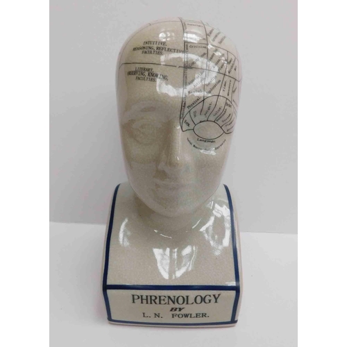 216 - Phrenology bust - approx. 11