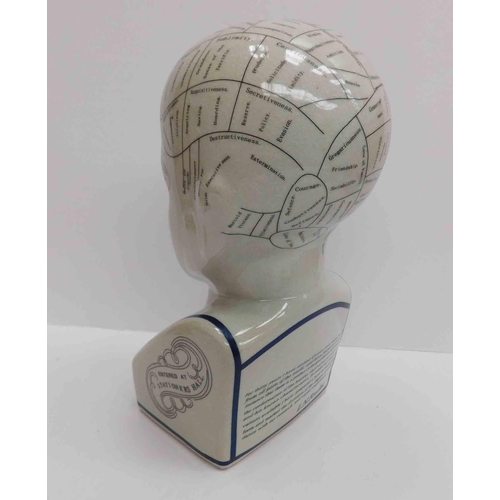 216 - Phrenology bust - approx. 11