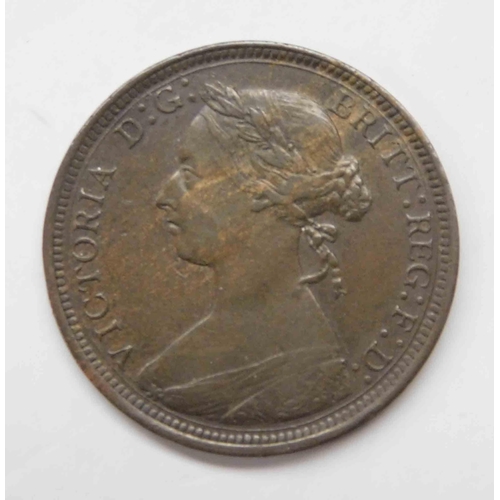 221 - 1891 dated - 1/2d coin