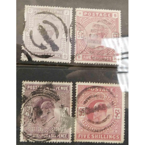 237 - Victorian & Edwardian era - high values stamps