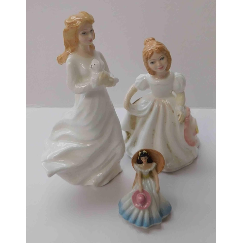 247 - Three - Royal Doulton figures