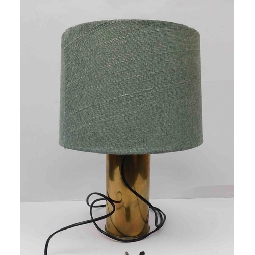 46 - WWII era - shell case lamp in W/O