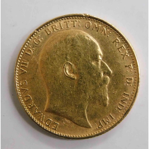 118A - 1910 22ct Gold full sovereign