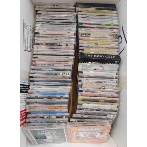 22A - Box of mixed CD's inc Kaiser Chiefs, Garage, The Vines, Stereophonics etc