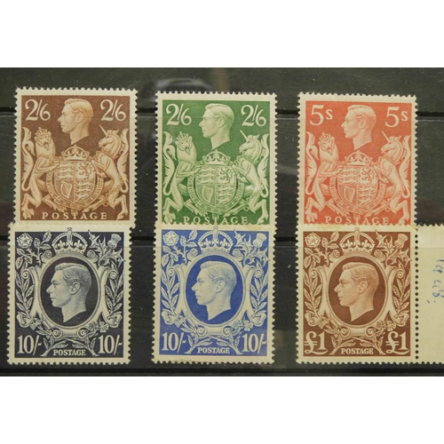 23 - 1939-1948 George VI high values mint...