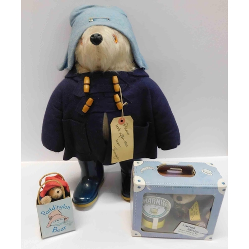 28 - Vintage Paddington and 2x Paddington collectables