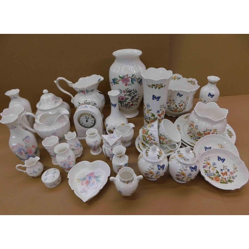 45 - Large collection of Aynsley inc Cottage Garden, Little Sweetheart & Pembroke