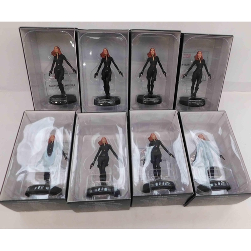 683 - 8x New and boxed Marvel, Captain America and Black Widow figures