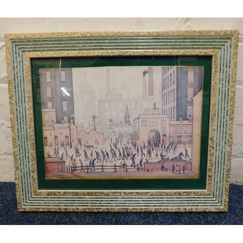 10 - Lowry print - approx. 16 1/2