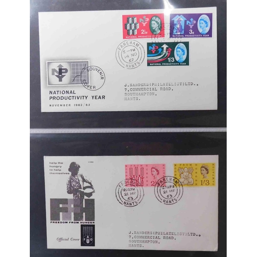 14 - 1962 NPY & 1963 freedom from hunger FDCs