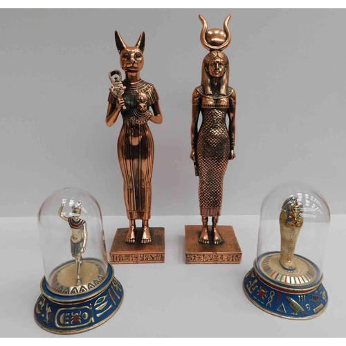 170 - Four - Egyptian style figures