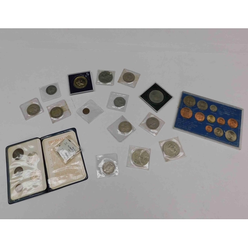 21 - Mixed coins - loose & sets