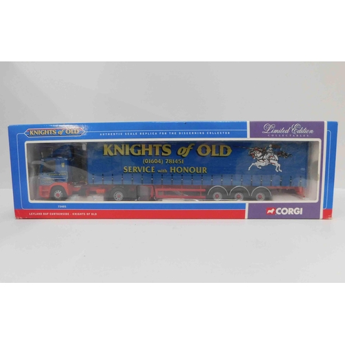 22A - Corgi limited edition - Knights of Old - Leyland DAF curtainside 75405