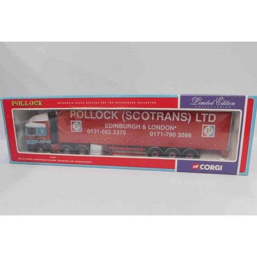 33 - Corgi limited edition - Pollock - ERF EC series curtainside 75205