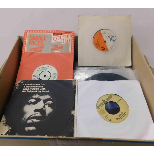 37 - Mixed singles including - Jimi Hendrix, The Who, The Beatles & The Small faces