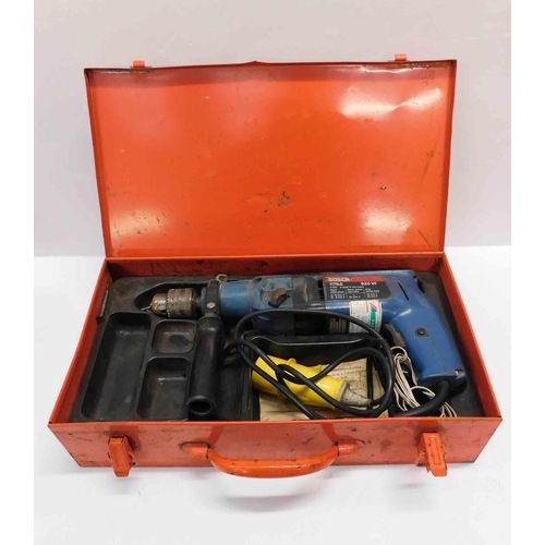 505 - Bosch drill 110v with case W/O - 1179.0