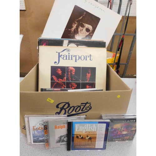 6 - Folk rock & folk LPs/CDs including - Fairport Convention, Steeleye, Carthy & Runrig