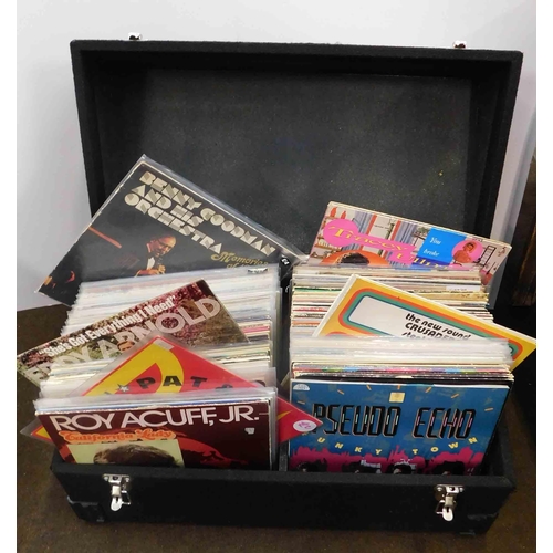 94 - Double record box including - mixed vinyl - various artists