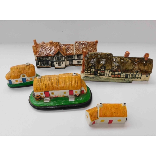 271 - Mixed - Norfolk & Irish pottery - chip to 1 house