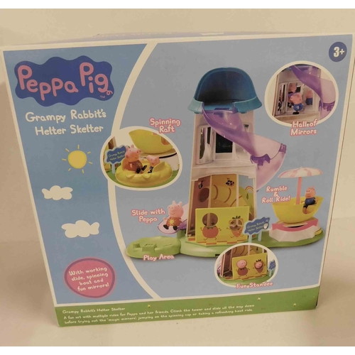 312 - Peppa Pig 'Grumpy Rabbits' Helter Skelter - new and boxed 3+