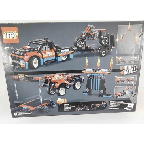 337 - Lego Technic (42106) 'Stunt Show Truck and Bike' - new and unopened