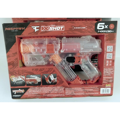 390 - 2x New & boxed Zuru Xshot Respawn RXB-0060