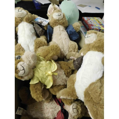 405 - 24x New and tagged 'Peter Rabbit' soft toys, various characters