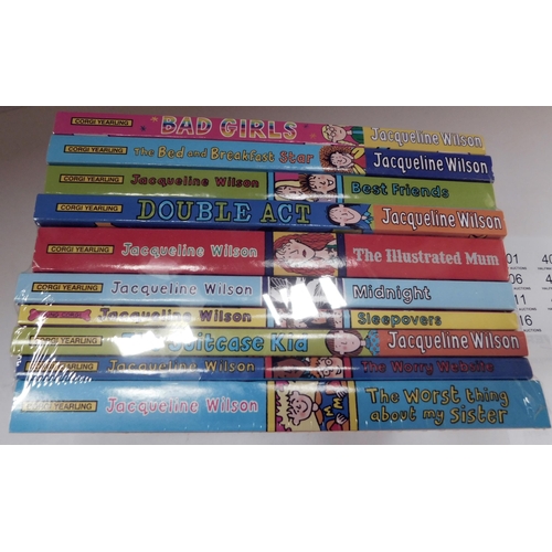 418 - 10x New and wrapped Jacqueline Wilson novels