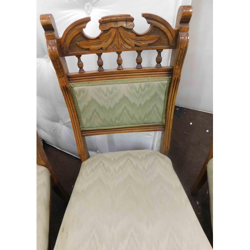 552 - 4x Edwardian style dining chairs