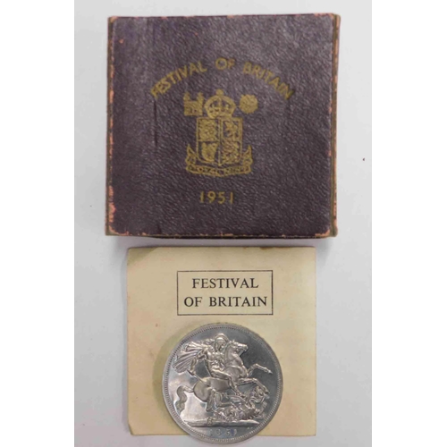 100 - 1951 dated - Festival of Britain - Crown coin