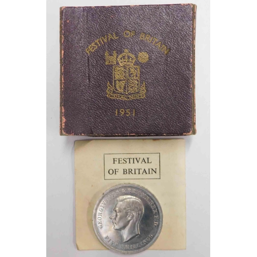 100 - 1951 dated - Festival of Britain - Crown coin