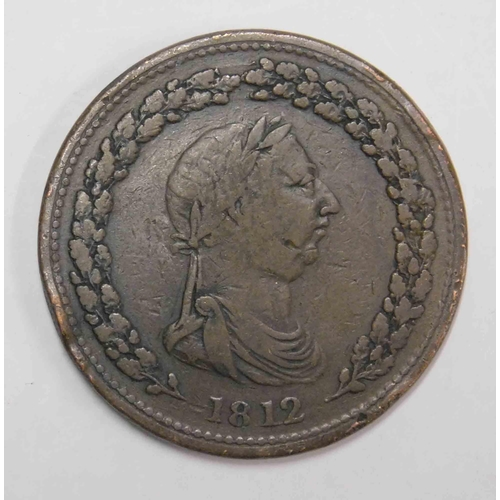 115 - 1812 dated - George III 1d token