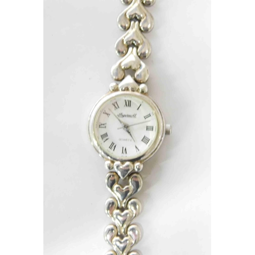 120 - Ladies - 925 silver hallmarked - Ingersoll wristwatch in working order