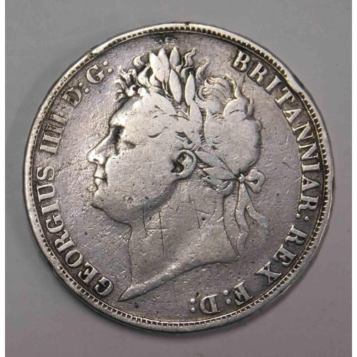 135 - 1822 dated - Crown coin