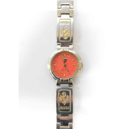 149 - Ferrari - red dial wristwatch - working order