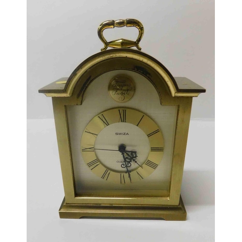 16 - Brass clock - Tempus Javier -  6.5