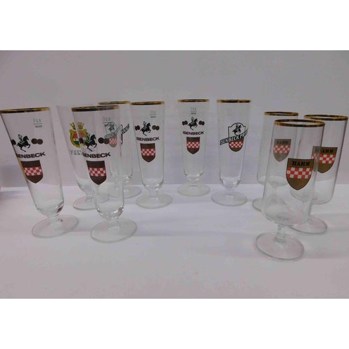 19 - Vintage German - advertising glasses