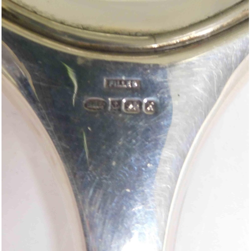 208 - Silver hallmarked - hand mirror